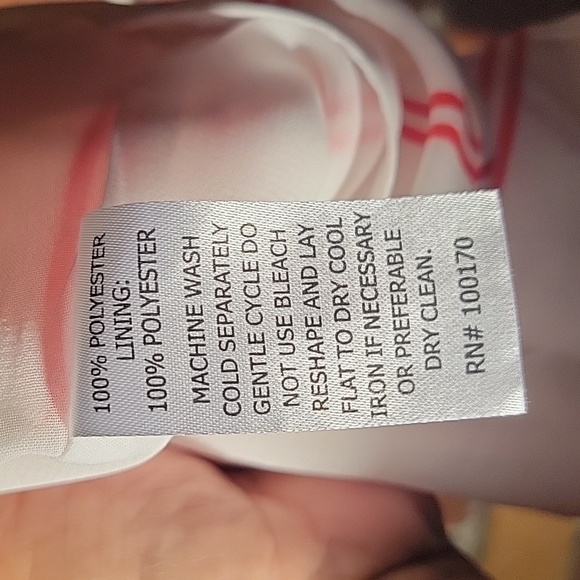 Cynthia Rowley Red Stripe Chevron Lined Tank Tunic Flowy Career XL - Picture 6 of 6